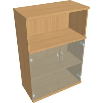 Kancelářský vozík HOBIS skříň policová dvéřová - S 3 80 09, buk + doprava zdarma