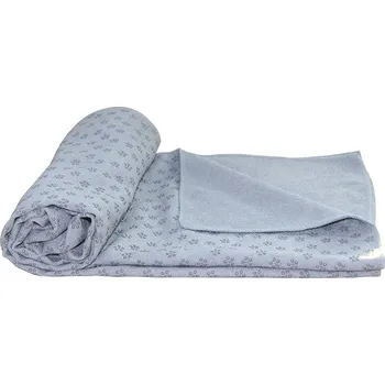 Tunturi Ručník na jógu šedý s taškou