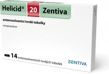 Lék proti pálení žáhy Zentiva Helicid 20 14 cps.