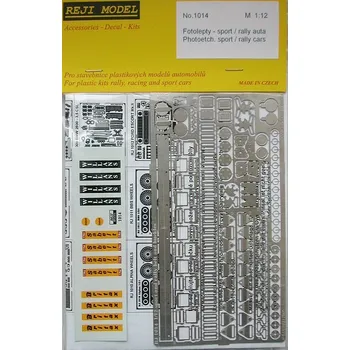 Plastikový model Reji model 1/12 Sport/Rally cars belts and buckles (PE parts)