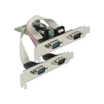 Delock PCI Express Karta > 4 x Seriový RS-232