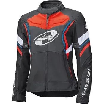 Moto bunda Held Held BAXLEY TOP dámská cestovní textilní bunda červená/černá/modrá vel.D2XL XXL