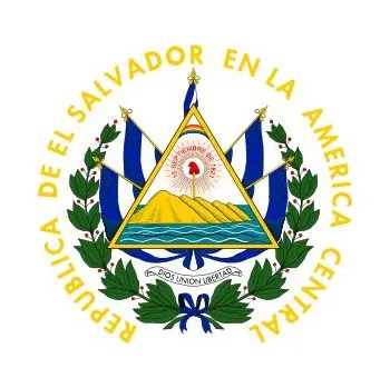 Vlajka Salvador vlajka - 30 x 45 cm - tunel, karabina