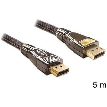 Video kabel Delock Displayport kabel samec - samec 5 m PREMIUM