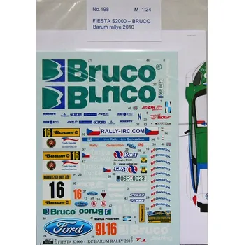 Plastikový model Reji model 1/24 Fiesta S2000 BRUCO (Barum rally 2010)