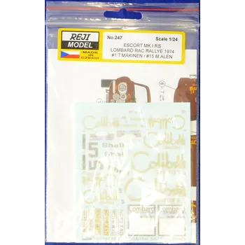 Plastikový model Reji model 1/24 Escort Mk.I RS Lombard RAC Rally 1974