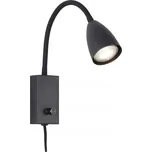 Rabalux 6719 nástěnná lampa Mika 1x25W | GU10 | IP21 - černá, vypínač na těle + K nákupu nad 3000 Kč dárek zdarma