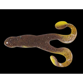 Umělá nástraha Relax Twistr Žába 10cm - Pumpkin black glitter