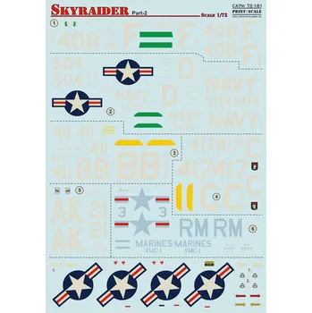 Plastikový model Print Scale 1/72 A-1 Skyraider Part 2 (wet decals)