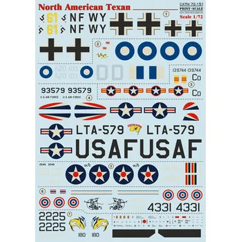 Plastikový model Print Scale 1/72 North American T-6 Texan (wet decals)