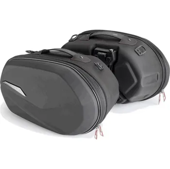 Zavazadlo na motocykl Givi ST 609 boční brašny GIVI, polotuhé provedení, černé, objem 2x25 l., rozšiřitelné,