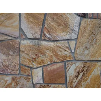 Dlažba Balkánská rula Vipstone zrzavo-hnědá 2-3 cm cena za m2