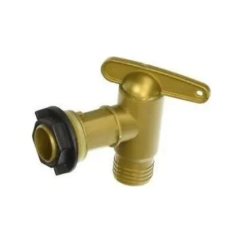 Vodovodní kohout Plastový bronzový výpustný kohout 3/4", bez šroubení