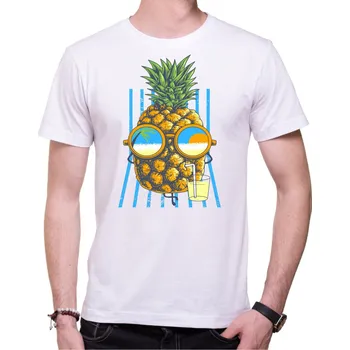 Tričko - Ananás na dovči, Barva látky růžová , Střih Dámsky, Velikost Dětské 134cm/8let