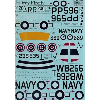 Plastikový model Print Scale 1/72 Fairey Firefly (wet decals)