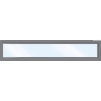 Okno Plastové okno fixní zasklení ARON Basic bílé/antracit 1500 x 450 mm (neotevíratelné)