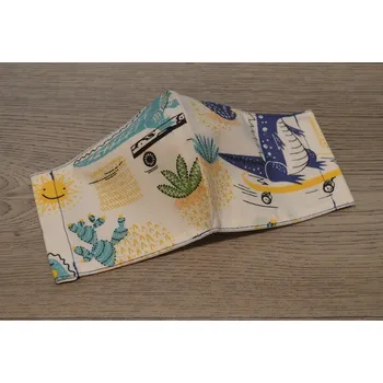 rouška Šárka Lipčáková Bavlněná dvouvrstvá rouška na gumičku - dvě velikosti