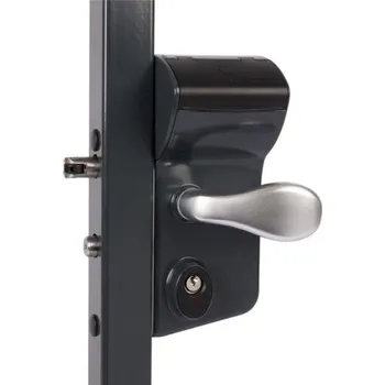 brána LOCINOX VINCI 7016 - komplet zámkové krabice s kódovým zámkem, pro profil 60 až 80 mm, pro křídlové branky, antracit