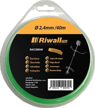 Riwall Pro žací struna 2,4 mm čtvercový průřez 40 m