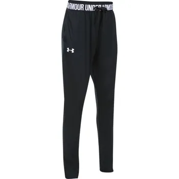 Under Armour Dívčí tepláky Tech Jogger Black/Black/White - YS