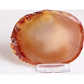 Přírodní kámen Magieprirody.cz Achátový plát - velikost 9 cm + stojánek - Top kvalita - 272