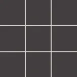 Mozaika Rako Color Two antracitově šedá 10x10 cm matná GAA0K248 (1m2)