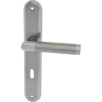 Alub Nina nikl chrom - dveřní štítové kování 72 mm