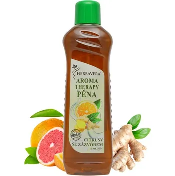 Koupelová pěna Herbavera Aromatherapy citrusy se zázvorem pěna do koupele, 1000 ml