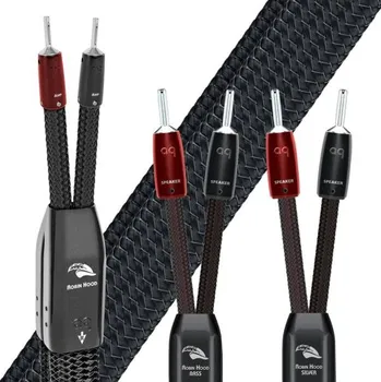 Audio kabel Audioquest Robin Hood silver BI-WIRE 2m (Reproduktorové kabely ROBIN HOOD)