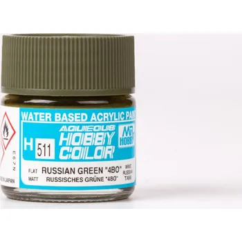 Modelářská barva Barva Hobby Color akrylová č. 511 – Russian Green "4BO" (10 ml)