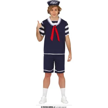 Karnevalový kostým Guirca Fiestas Španělsko Námořní kostým retro - pánský varianta: M 48 - 50