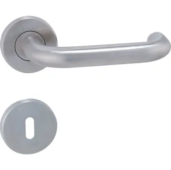 Dveřní kování Rozetová klika MP kování MP - COSLAN - R nerez Provedení: klika/klika na rozetách, Povrch: BN - broušená nerez 8584138299304