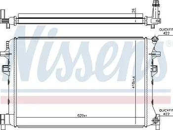 Chladič motoru Nissens 65328