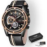 LIGE Hodinky LIGE RO KP4069 černá