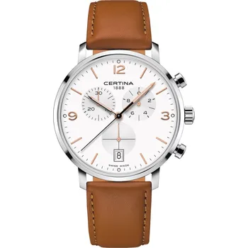 Hodinky Certina DS Caimano Chronograph C035.417.16.037.01 + prodloužená záruka 5 let + možnost výměny do 90 dní + 5 let na výměnu baterie zdarma