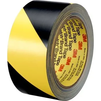 Kancelářské potřeby 3M 5702 PVC páska žluto-černá, otěruvzdorná, 50 mm x 33 m