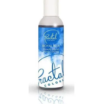 Potravinářské barvivo Fractal Colors Airbrush barva tekutá 100 ml královská modrá