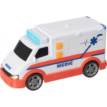 autíčko Alltoys Teamsterz 1416564HAL Sanitka se zvukem a světlem
