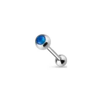 Piercing Šperky4U Piercing do jazyka - opalit - PJ01005-B