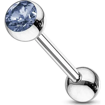 Piercing Šperky4U Piercing do jazyka - kamínek - PJ01016-LB