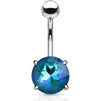 Piercing Šperky4U Piercing do pupíku, kulatý kámen - WP01320-Q