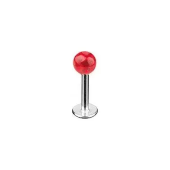 Piercing Šperky4U Piercing do brady - labreta se krystaly Swarovski® - LB01097-R