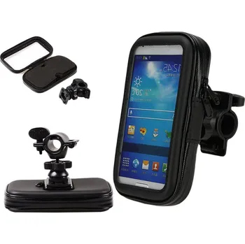Držák na kolo (motocykl) pro mobilní telefon - velikost S - rozměr 138 x 75 mm