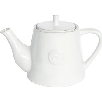 Konvice na čaj Bílá keramická konvice na čaj Nova, 1,07 l, COSTA NOVA