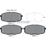 Sada brzdových destiček, vždy 4 kusy v sadě TEXTAR 2396601