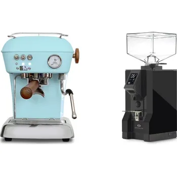 Set domácích spotřebičů Ascaso Dream PID, Kid Blue + Eureka Mignon Specialita, BL black