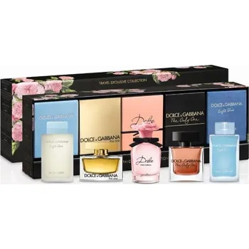 Dámský parfém Dolce & Gabbana Kolekce miniatur W EDP 7,5 ml + W EDP 2x 5 ml + W EDT 4,5 ml + W EDP 4,5 ml