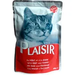 Plaisir Cat kapsička hovězí/krůtí 100 g
