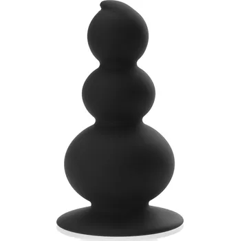 Anální kolík VELKÝ SILIKONOVÝ KULIČKOVÝ KOLÍK, ANÁLNÍ PLUG S PŘÍSAVKOU - 52522143