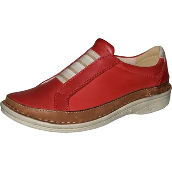 Dámské lodičky Di Janno dámské mokasíny 116 Barva: červená, Velikost: 39